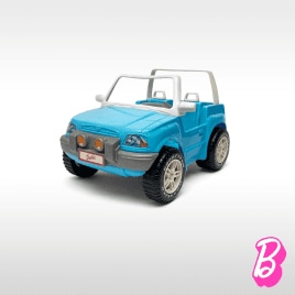 Blue toy car