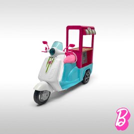 Pink Barbie scooter