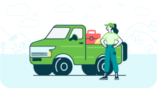 Owner driving their certified used pickup truck confidently