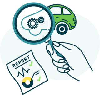 inspection of a car
