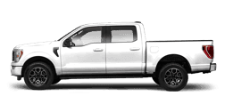 White certified used pickup truck