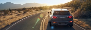 Car driving on road